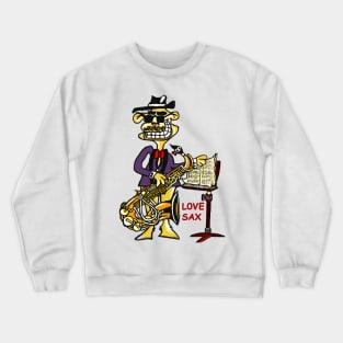 LOVE SAX Crewneck Sweatshirt